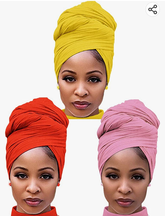 Our Colorful Choice for Head Wraps/ Turbans