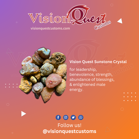 [M1] Vision Quest Sunstone Crystals (Set of 3!)