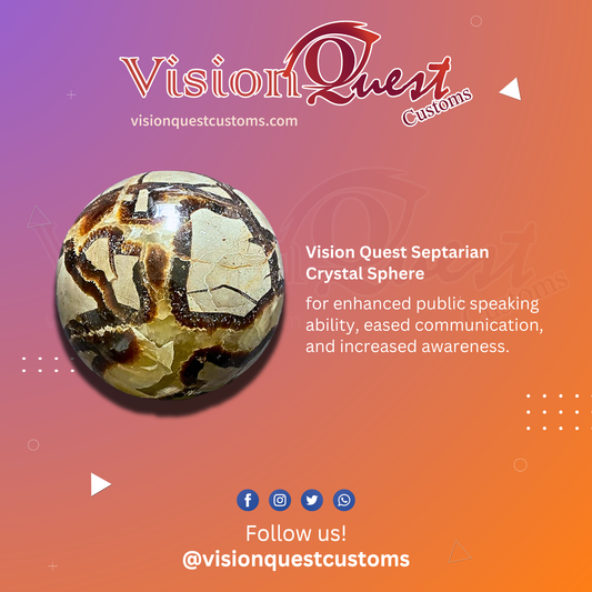 [S8] Vision Quest Septarian Crystal Sphere