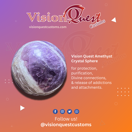 [S14] Vision Quest Amethyst Crystal Sphere