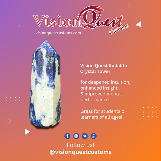 Vision Quest Sodalite Crystal Tower